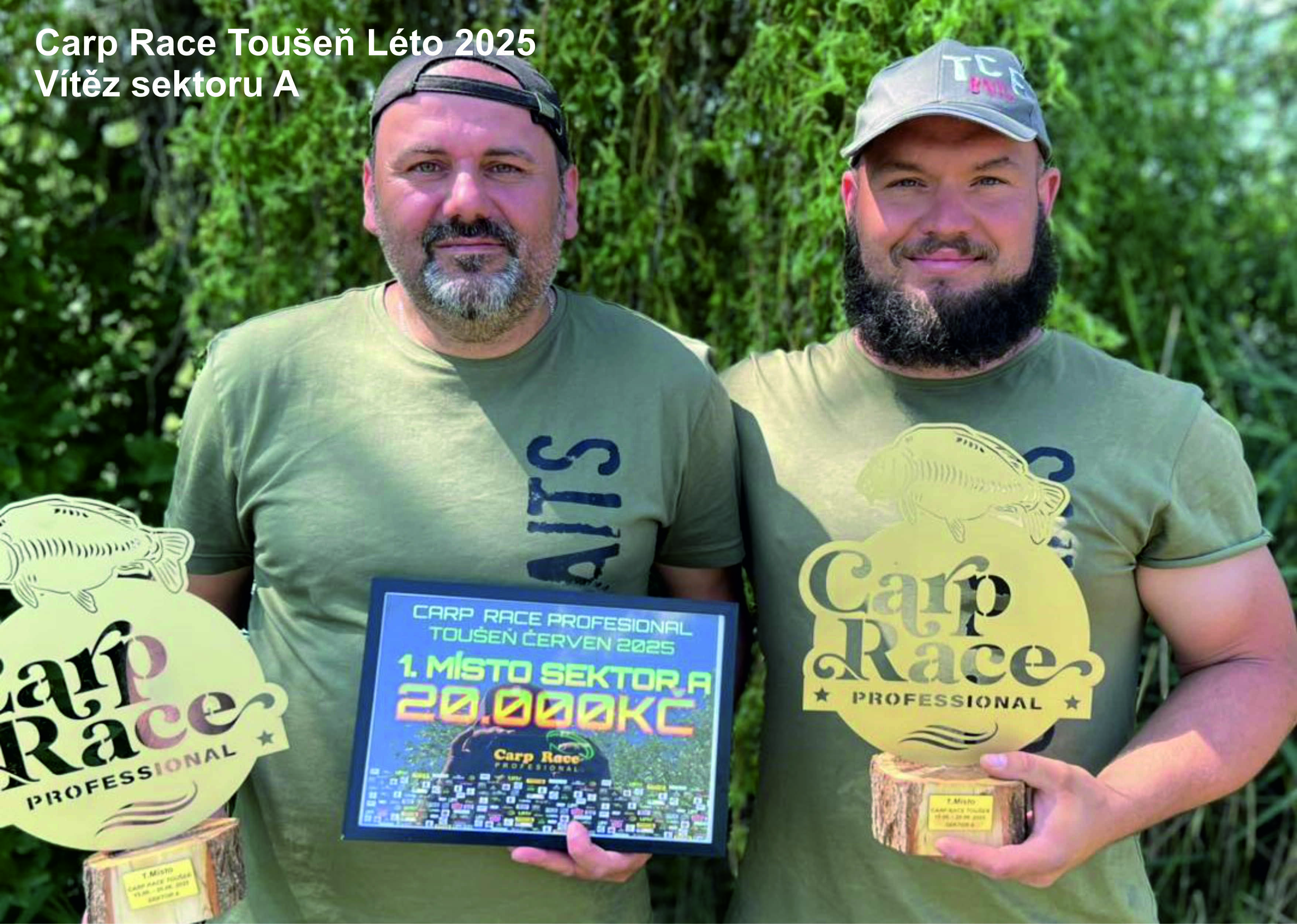 Carp Race Toušeň Léto 2025 Vítěz sektoru A Carp Race Toušeň Léto 2025 Vítěz sektoru A